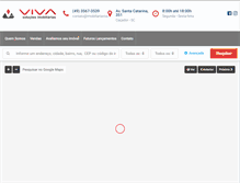 Tablet Screenshot of imobiliariaviva.net